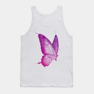 Purple Butterfly Tank Top